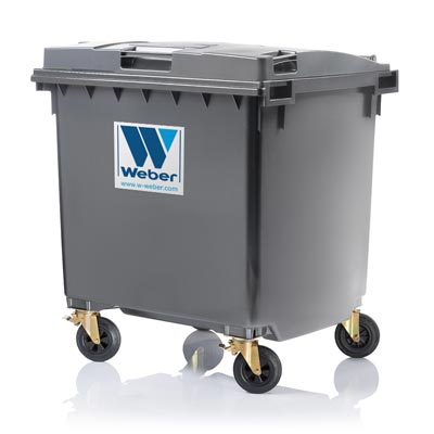 WASTE CONTAINER MGB 1100 L flat lid (FL)