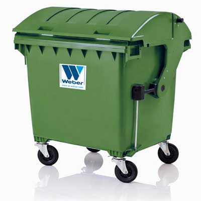 WASTE CONTAINER MGB 1100 L round lid (RL)
